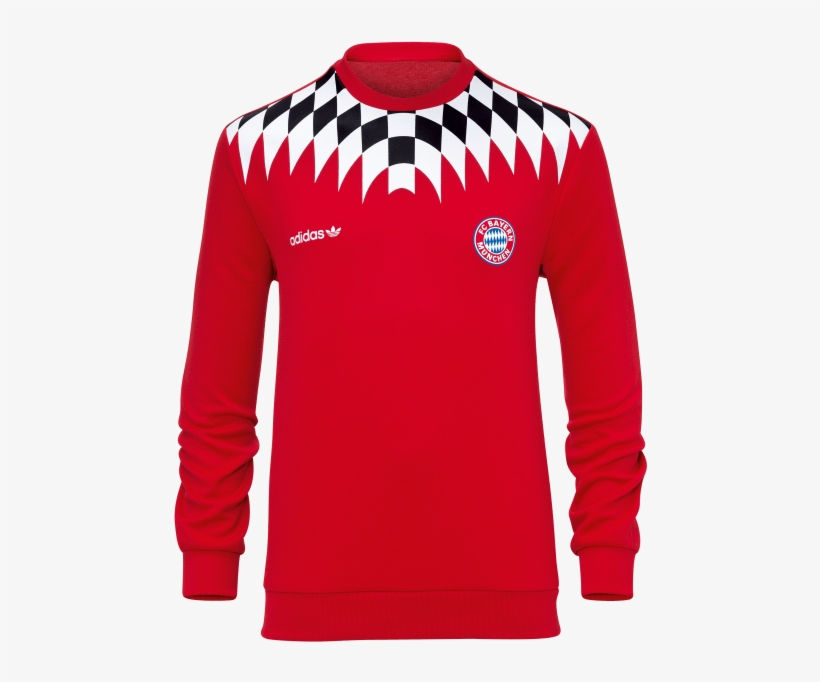 Adidas Originals Sweatshirt Diamond Red Zk - Bayern Adidas Originals, transparent png #8592963