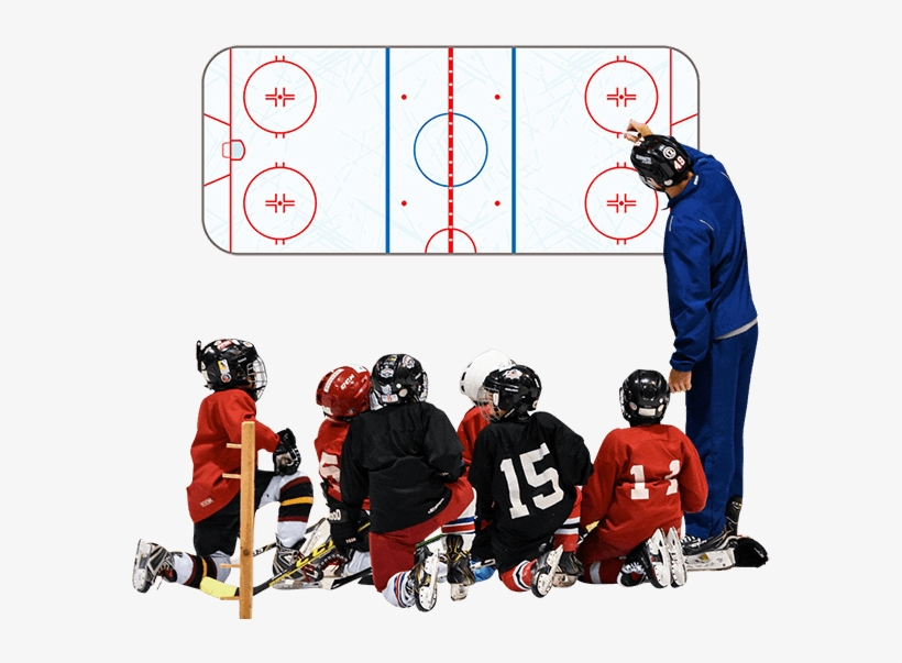 Coach Teach Hockey Player - College Ice Hockey, transparent png #8593957