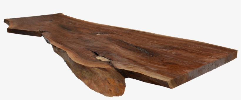 Walnut Live Edge Slab - Outdoor Bench, transparent png #8595101
