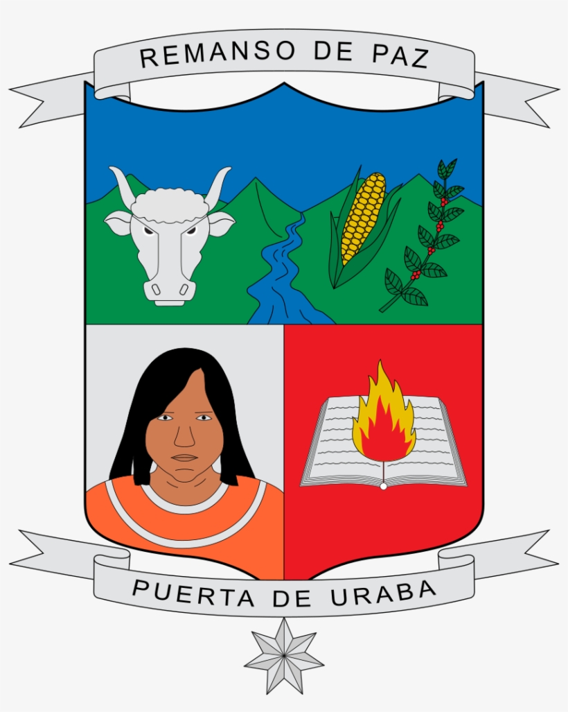 Escudo De Dabeiba - Bandera De Dabeiba, transparent png #8595270