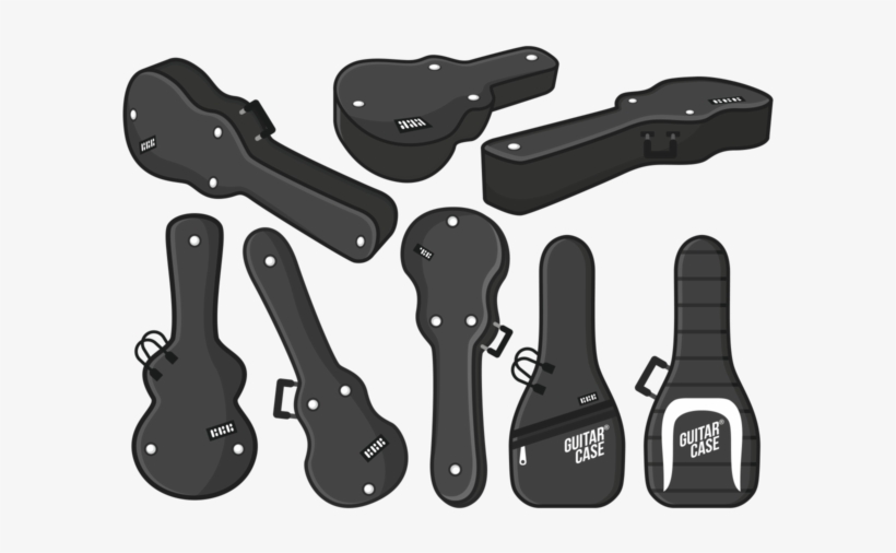 Guitar Case Vector, transparent png #8595571