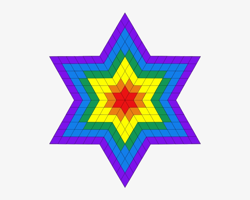 6 Point Star Quilt Pattern - Korean Province Flags, transparent png #8596296