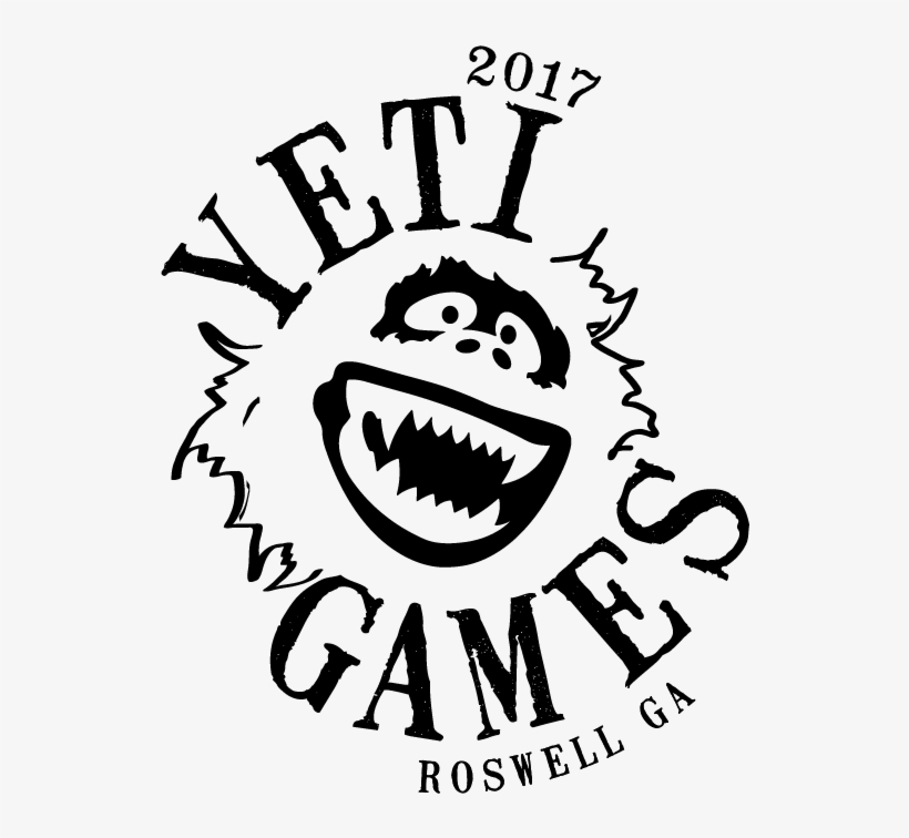 Yeti Games Logo - Abominable Snowman Decal, transparent png #8596843