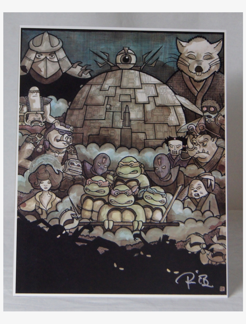Teenage Mutant Ninja Turtles - Painting, transparent png #8597046