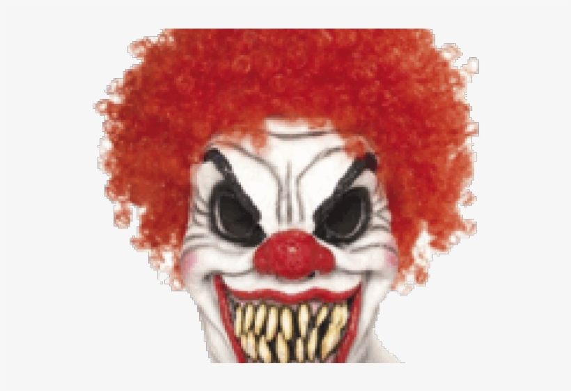 Clown Clipart Transparent Background - Scary Mask For Kids, transparent png #8597265