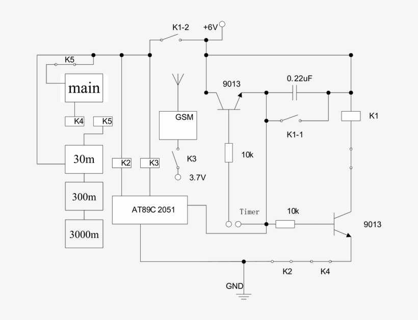 Electromagnetic Spider And Single Chip Circuit Schematic - Diagram, transparent png #8597766