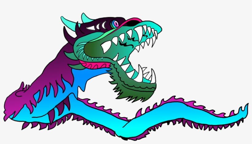 Chinese Blue Dragon - Chinese Dragon Gif Png, transparent png #8598069