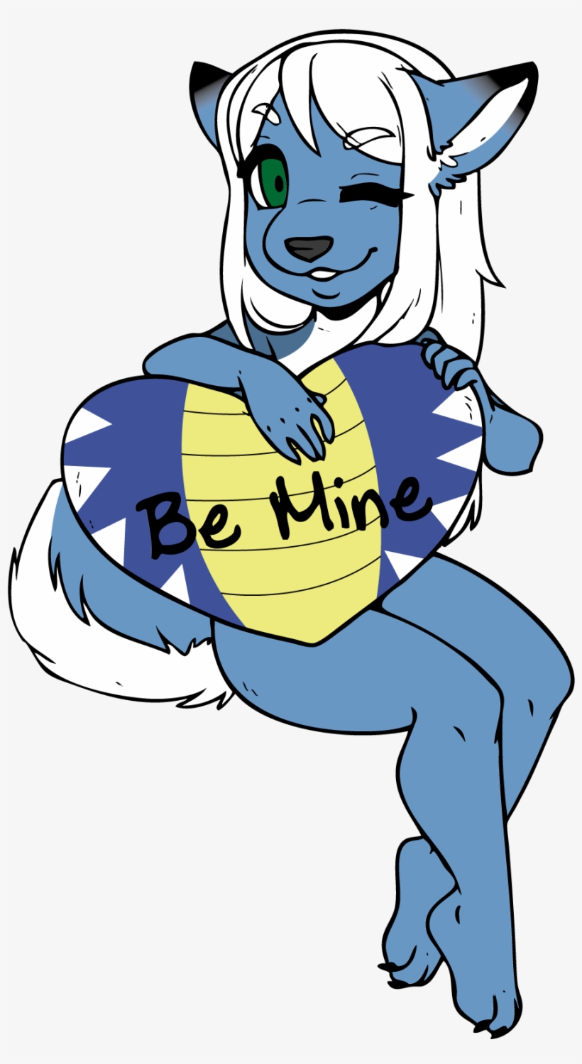 Valentine Of Blue Dragon - Cartoon, transparent png #8598270