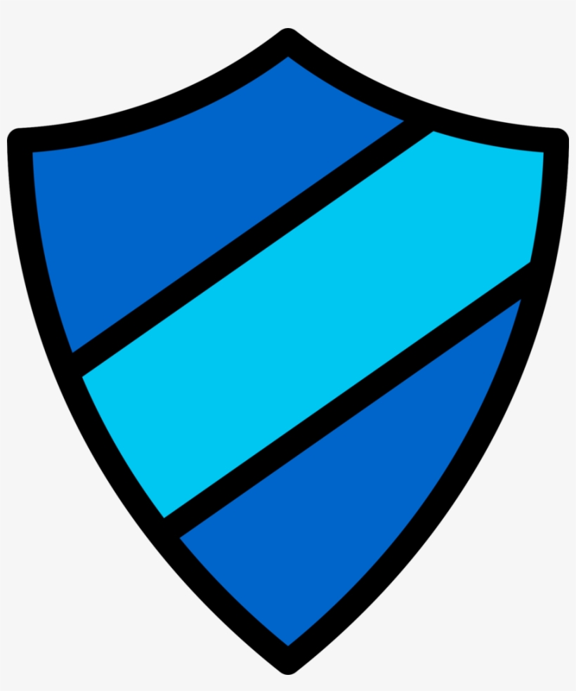 Emblem Icon Dark Blue-light Blue - Dark Blue Shield Clipart, transparent png #8598320