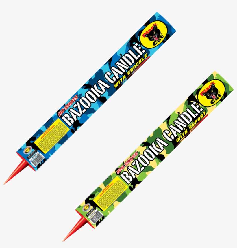 Bazooka Candles Bc - Black Cat, transparent png #8598690