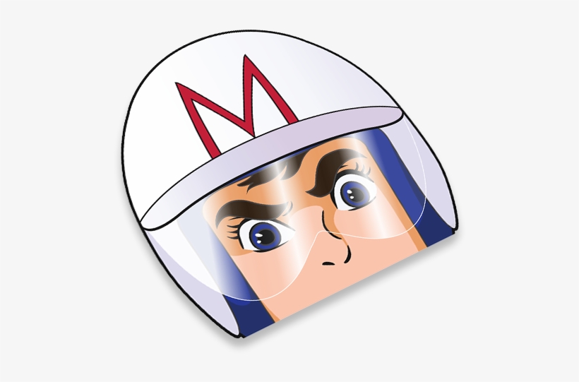 Image Of Peeking Speedracer - Cartoon, transparent png #8599620