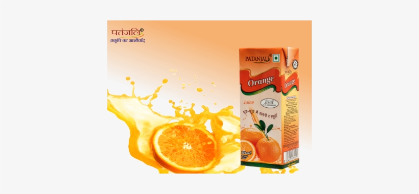 Patanjali Orange Juice, transparent png #860120