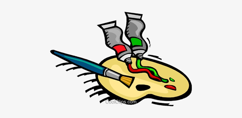 Artists Supplies, Paint, Brushes Royalty Free Vector - Paint Pallet, transparent png #860668