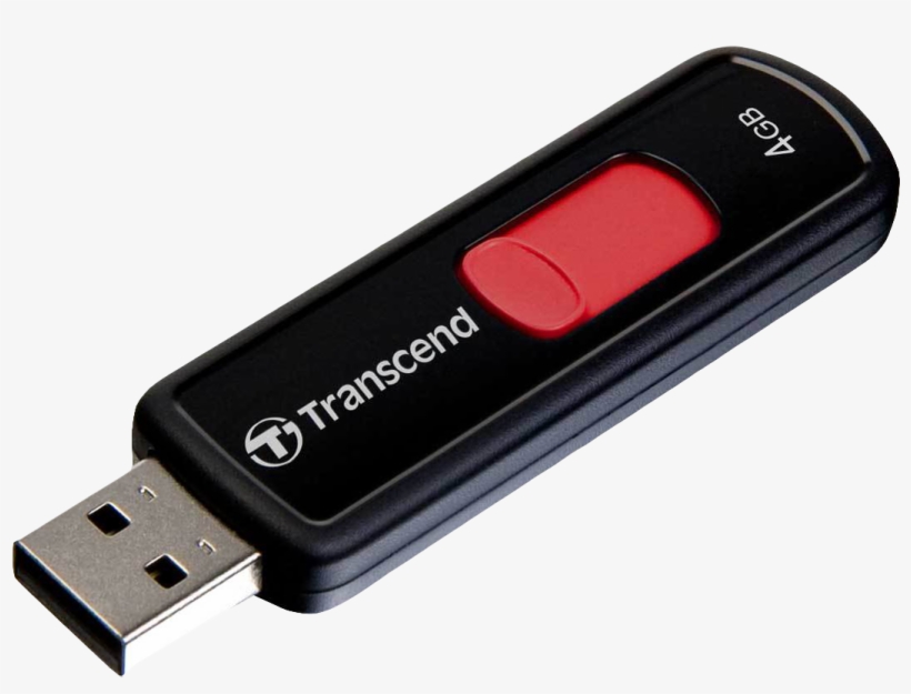 Usb Pen Drive Png Free Download - Transcend 4gb Pen Drive, transparent png #860694