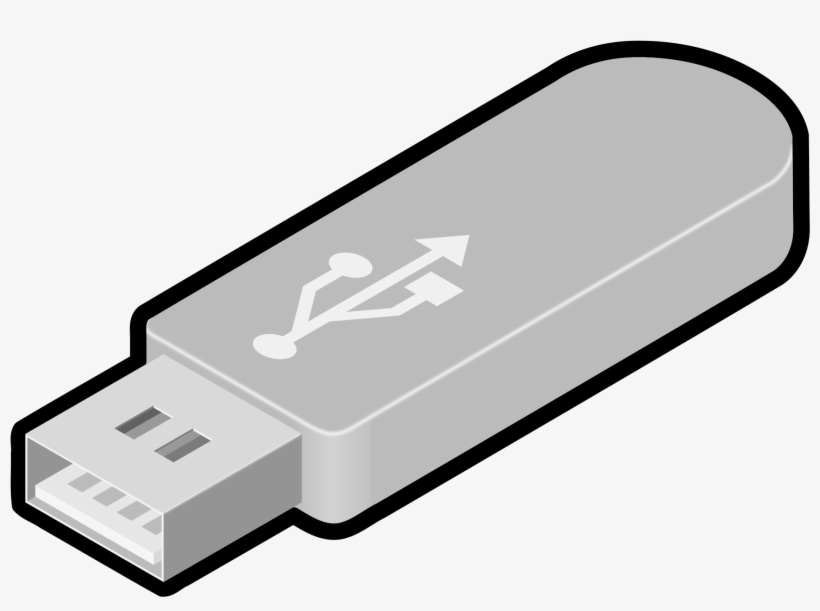 Public Domain Clip Art Image - Usb Flash Drive Clipart, transparent png #860695