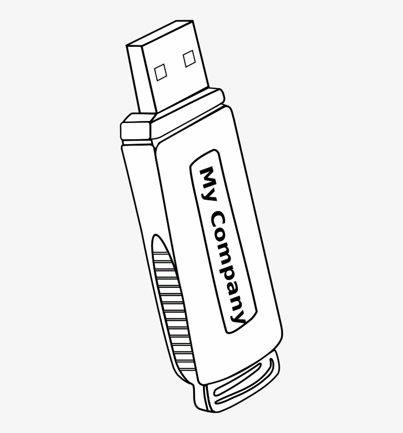 Pen Drive For Coloring, transparent png #860840