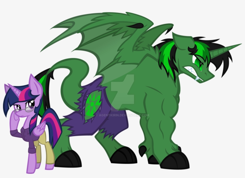 You Can Click Above To Reveal The Image Just This Once, - Twilight Sparkle Hulk Dragon, transparent png #861350