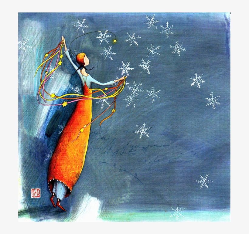 Gaelle Boissonnard, "snowflakes And Stars" - Gaelle Boissonnard, transparent png #861506
