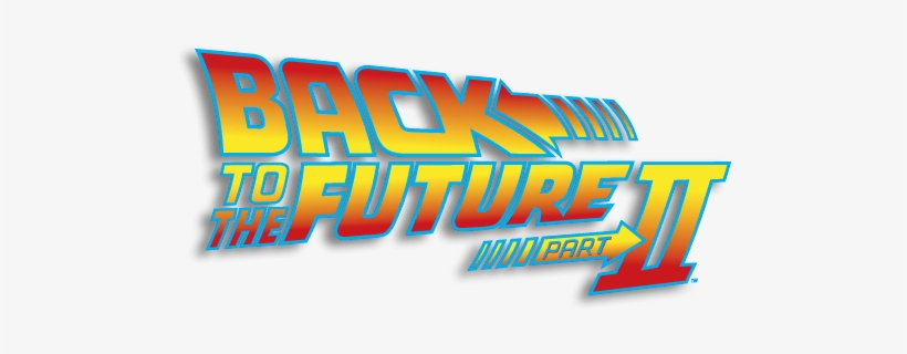 Back To The Future Part 2 Logo Png Clipart Royalty - Back To The Future Part I, Ii, Iii Delorean Time Machines, transparent png #861600