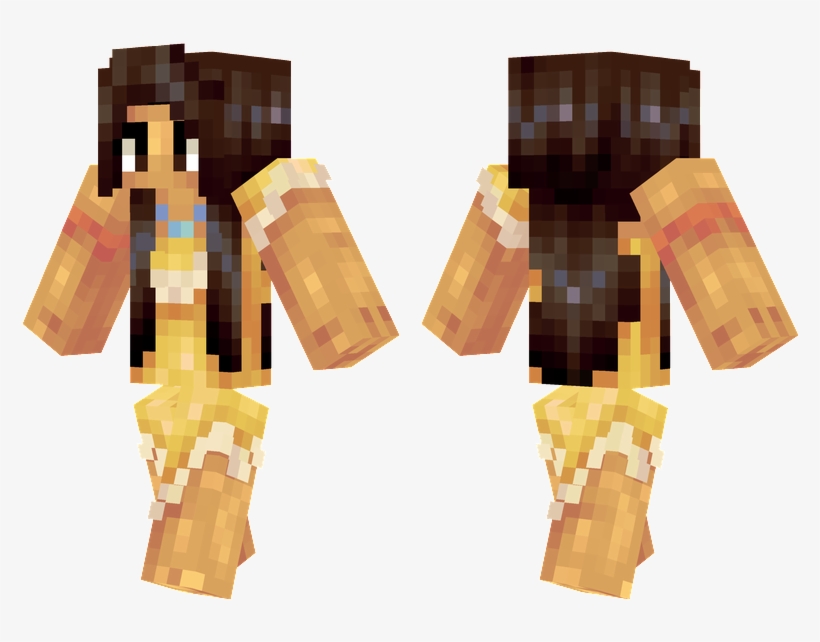 Pocahontas - Minecraft Skin Tmnt Raph, transparent png #861622