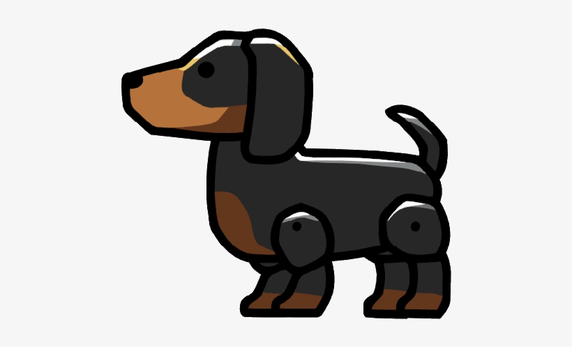 Dachshund - Scribblenauts Unlimited Dogs, transparent png #861627