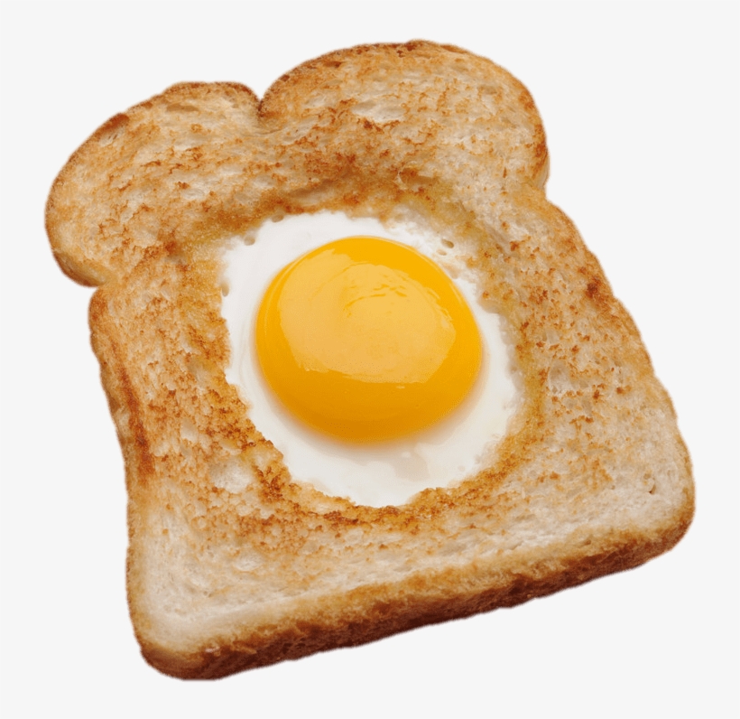 Egg In A Basket - Eggs In A Nest Bread, transparent png #861887