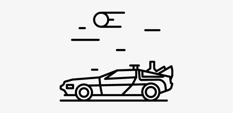Back To The Future Vector - Back To The Future Icon, transparent png #861960