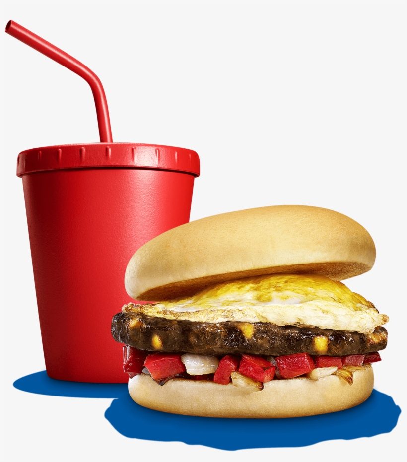 Fried Egg Brunch Burger - Fast Food, transparent png #862084