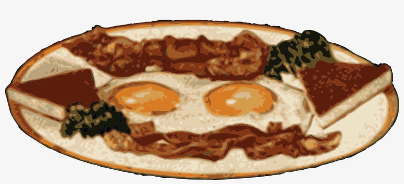 Breakfast Fried Egg Bacon And Eggs Toast - Bacon And Eggs, transparent png #862305