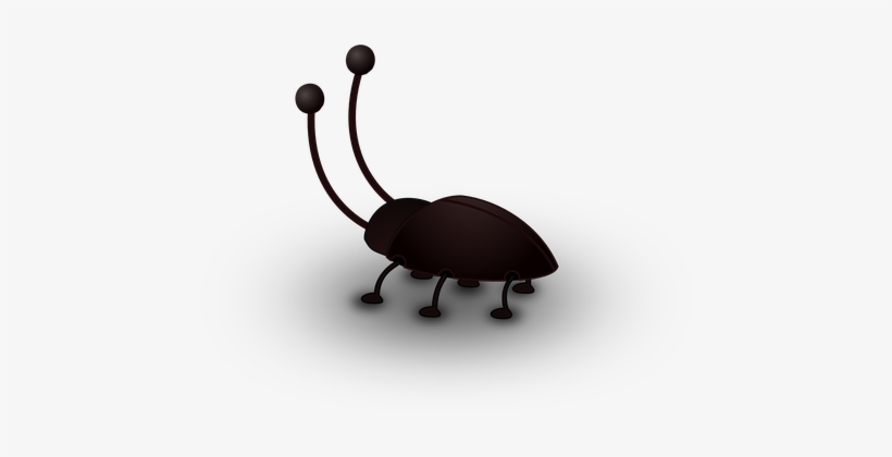 Cockroach Insect Bug Animal Antenna Black - Bug Antennae Clipart, transparent png #862487