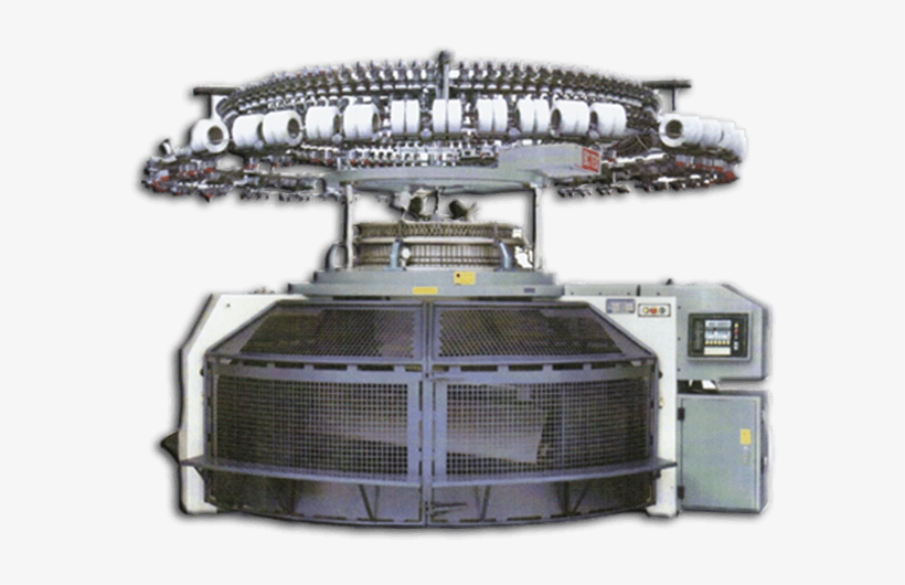 Single Jersey Open Width Circular Knitting Machine - Knitting, transparent png #863049