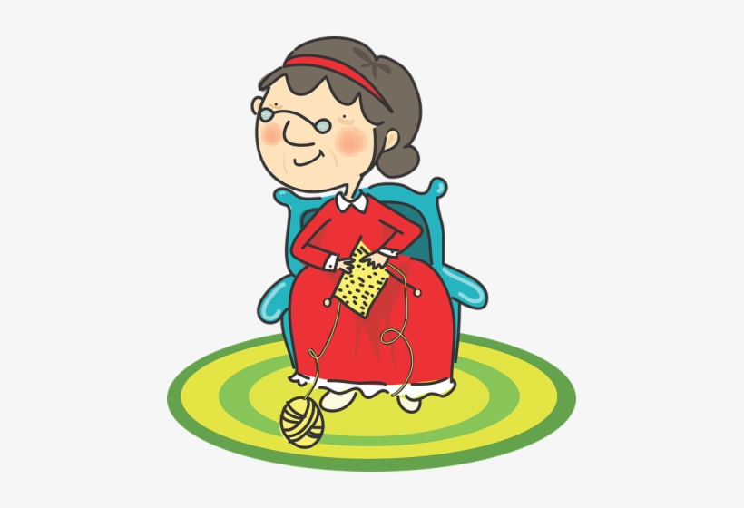 On Wednesdays, We Will Have Open Knitting And Crocheting - Бабушка Png, transparent png #863183