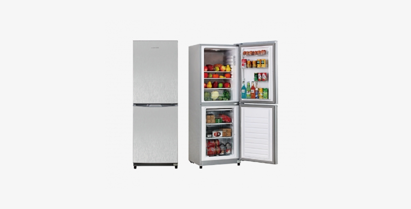 Sinotec 300lt Fridge Bottom Freezer Silver Srd300db - Refrigerator, transparent png #863204