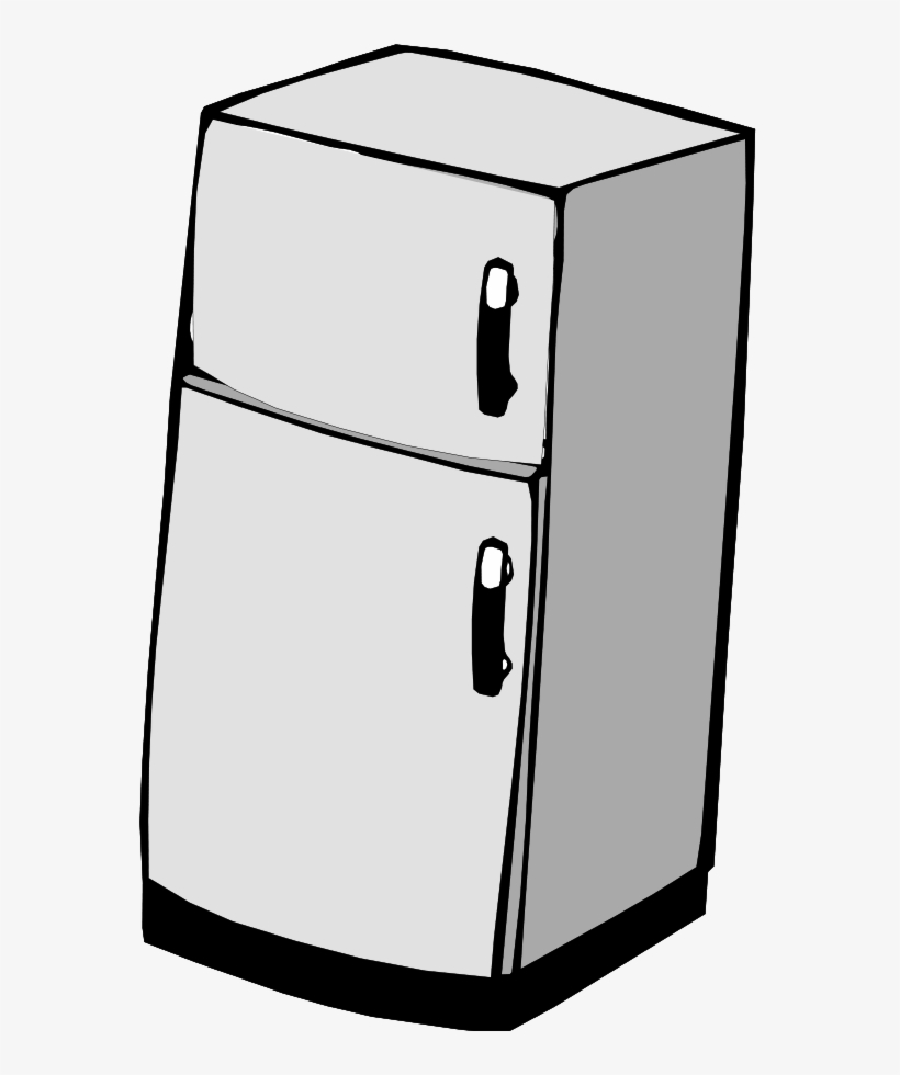 Cartoon Refrigerator The Resolution - Refrigerator Clipart, transparent png #863229