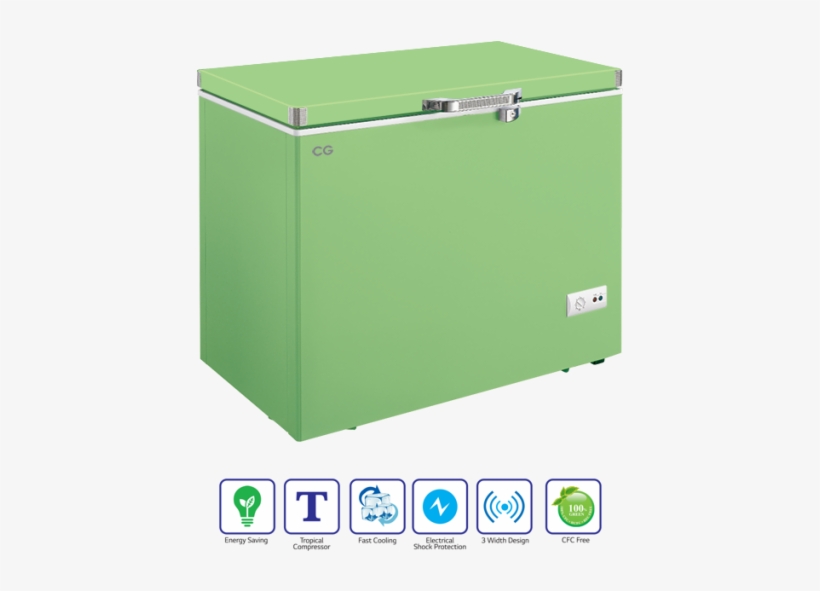 Cg Refrigerator Chest Freezer Hard Top 250 Ltr Cg-df2503hg - Freezer, transparent png #863434