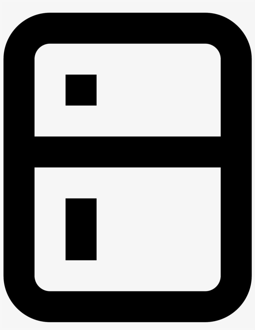 It's A Logo That Represents A Refrigerator - Fridge Icon, transparent png #863437