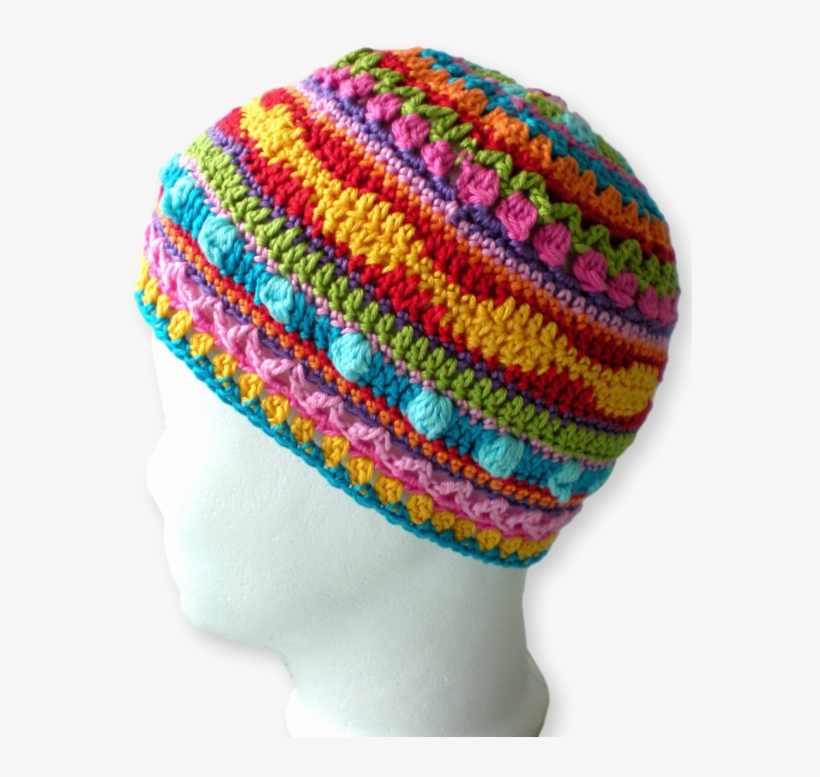 Haekelmuetze Kunterbunt In 2 Groessen 2704529973 - Beanie, transparent png #863588