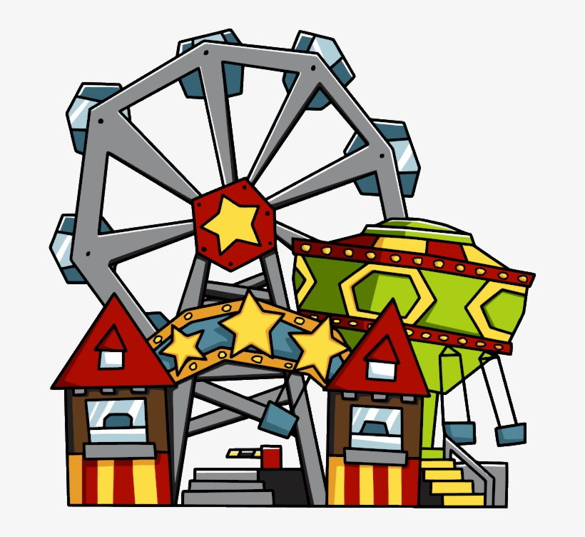 Amusement Park Transparent Background - Amusement Park Png, transparent png #863701