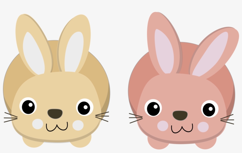 This Free Icons Png Design Of Cute Bunnies, transparent png #864040