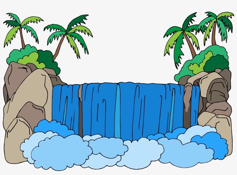 Png, With Transparency - Air Terjun Clip Art, transparent png #864065