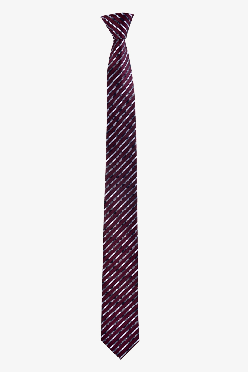 Skinny Lined Haig Tie In Maroon - Motif, transparent png #864116