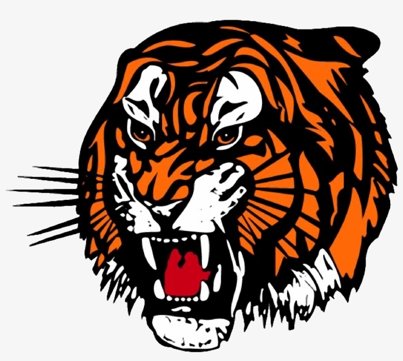 Tiger Face - Clip Art, transparent png #864117