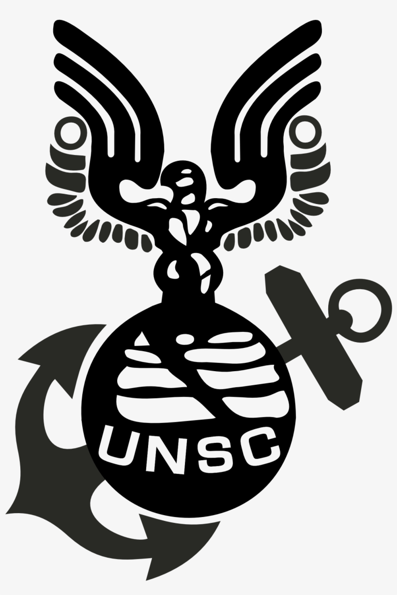 Unsc Marine Corps - Unsc Marine Corps Logo, transparent png #864480