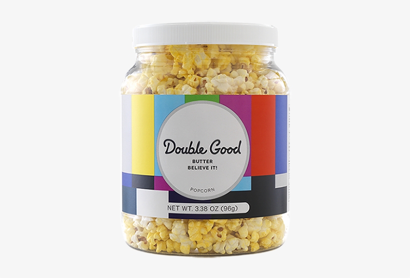 Butter Believe It Double Good Popcorn Png Free Transparent PNG