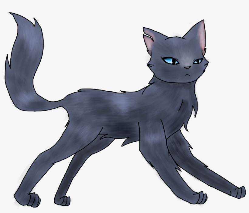 Warriors Bluestar - Cat Yawns, transparent png #864700