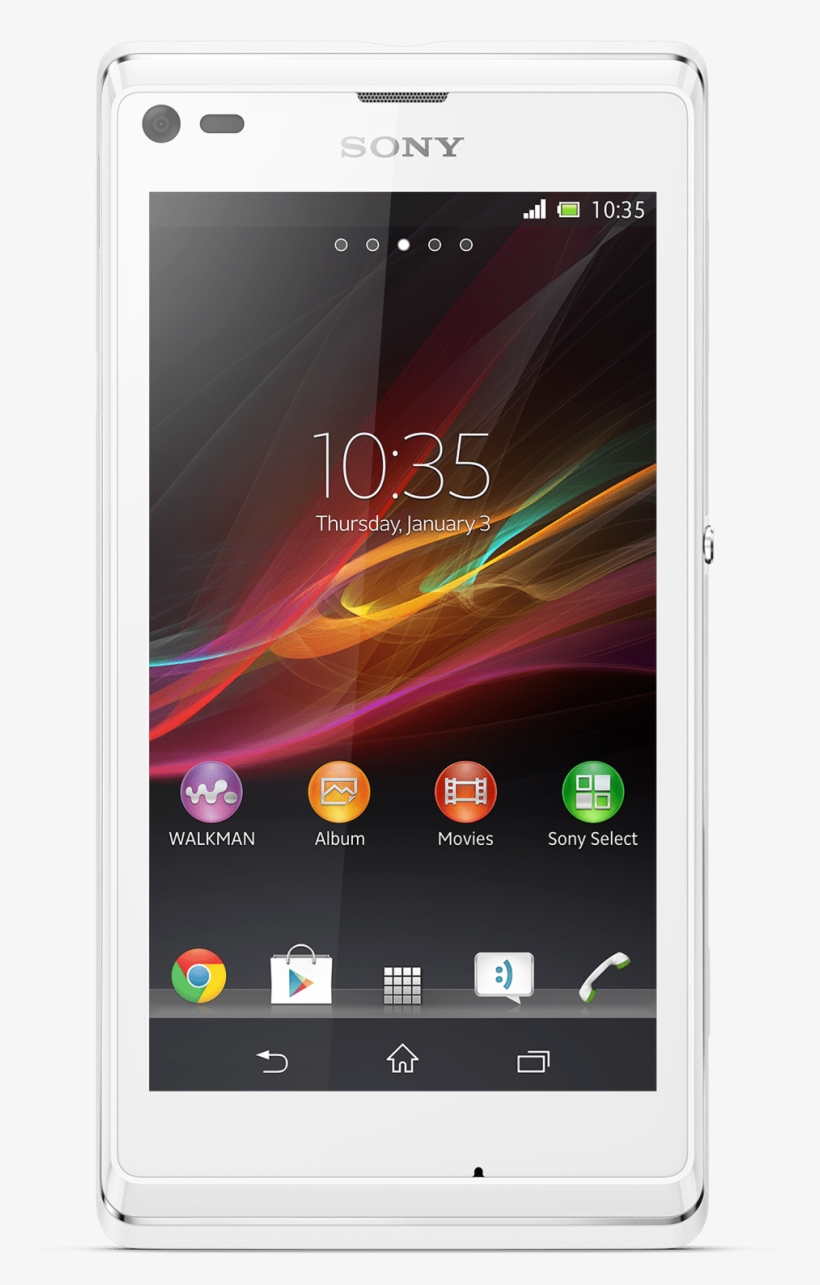 Download - Sony Xperia M - White, transparent png #864777
