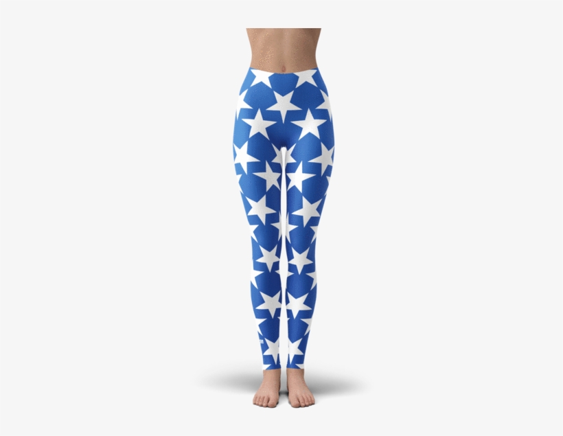 Blue Star Leggings, transparent png #864819