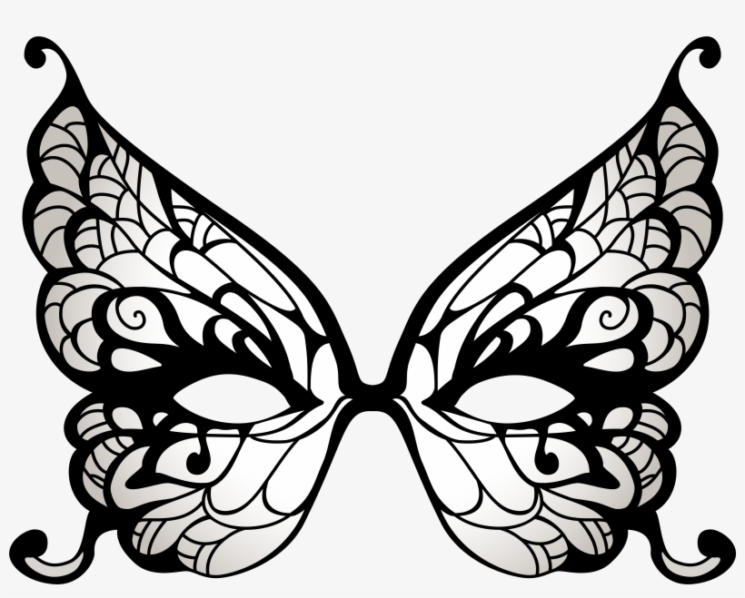 Clipart Free Library Butterfly Ball Amazon Com Party - Butterfly Mask Png, transparent png #864870