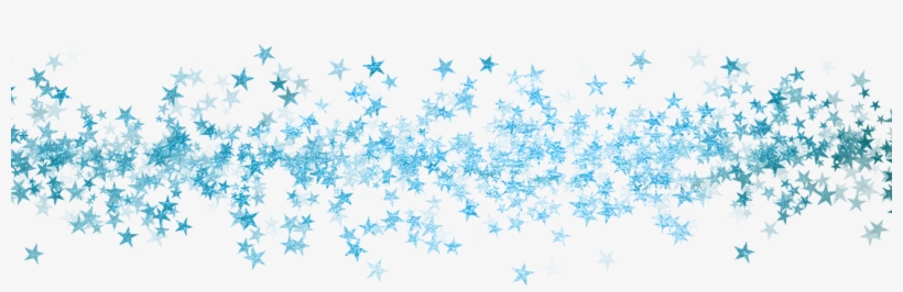 Picture - Blue Star Confetti Png, transparent png #865077