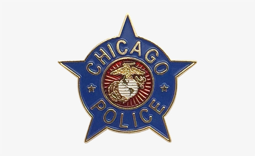 Chicago Police Department Star Lapel Pin - Lapel Pin, transparent png #865236